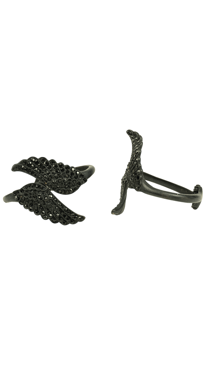 Bracelete Preto Strass bracelete Garimpo Adda