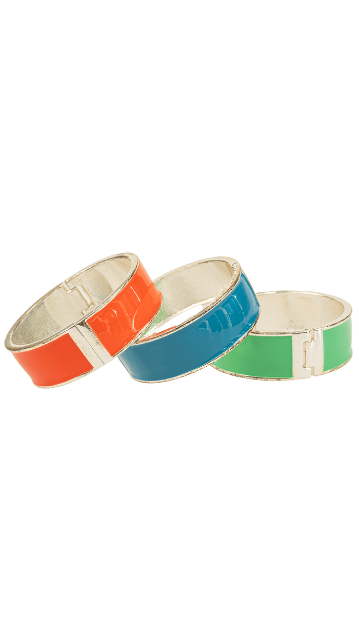 Bracelete Tricolor Metal bracelete Garimpo Adda