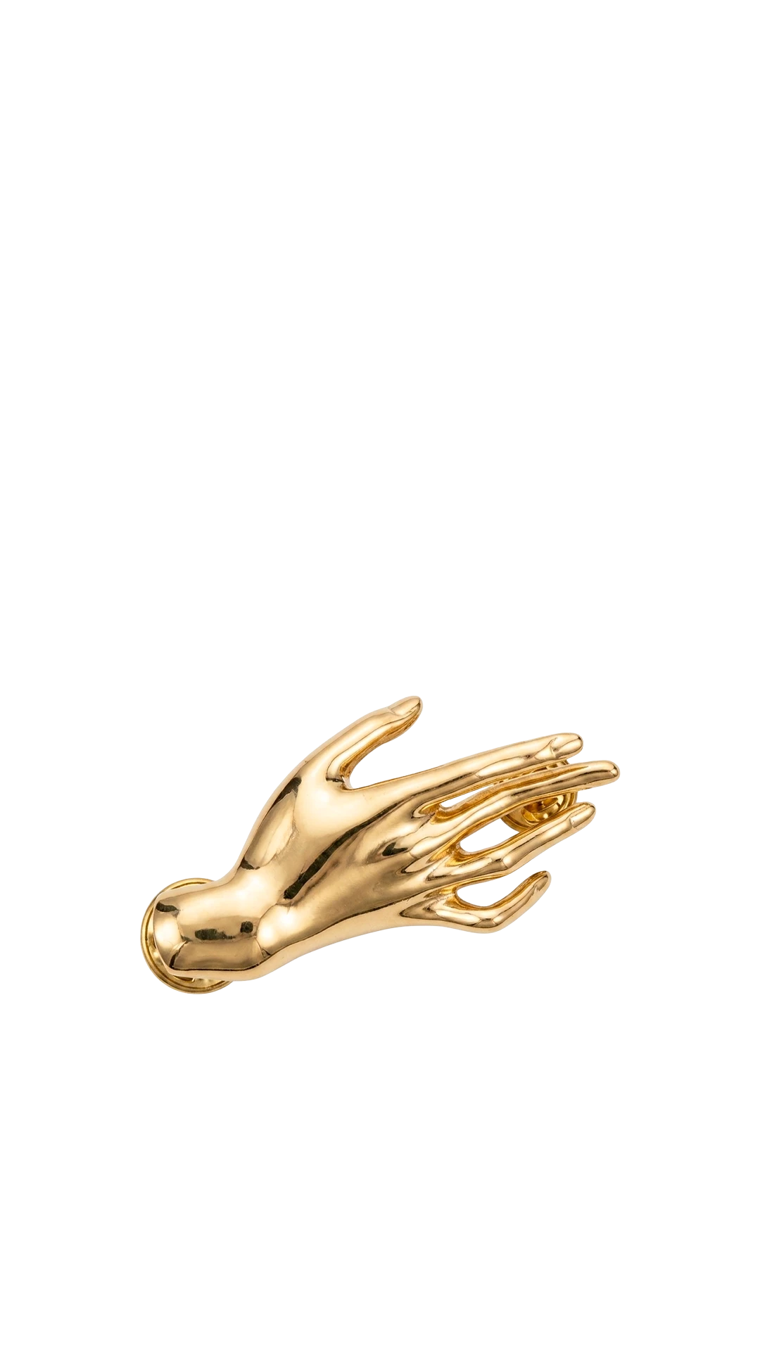 Broche Dourado Mão