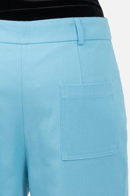 Calça Azul Reta Pade D