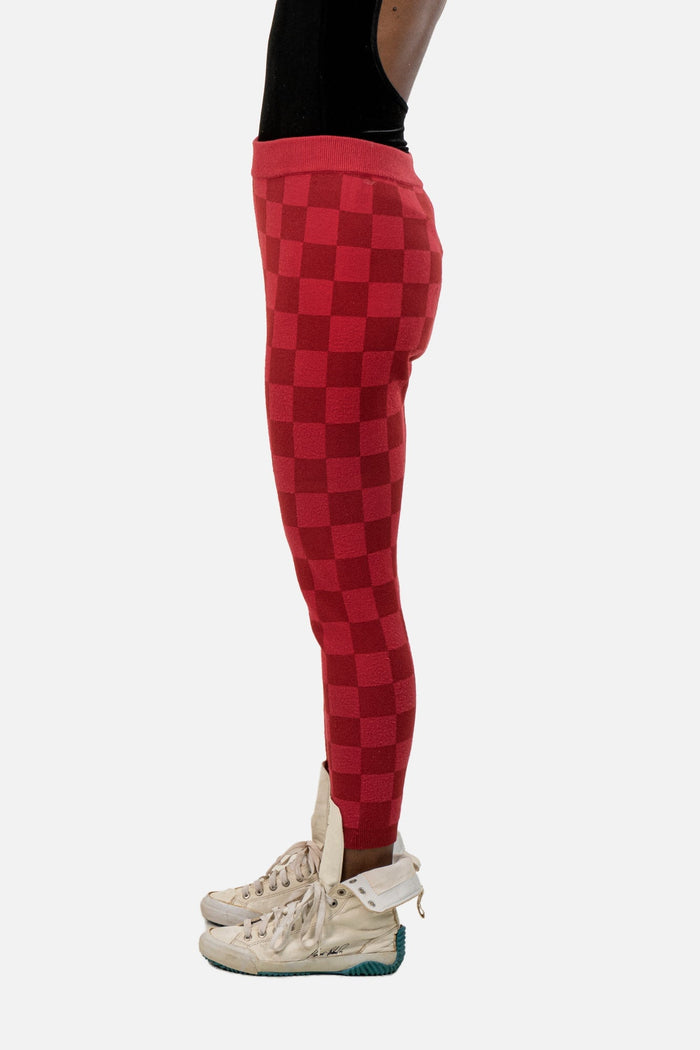 Calça Bicolor Quadriculada Calça NK collection