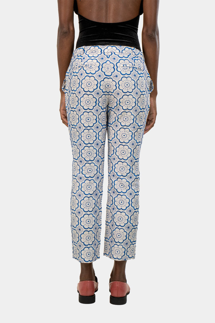 Calça Branca Detalhe Calça Diane Von Furstenberg