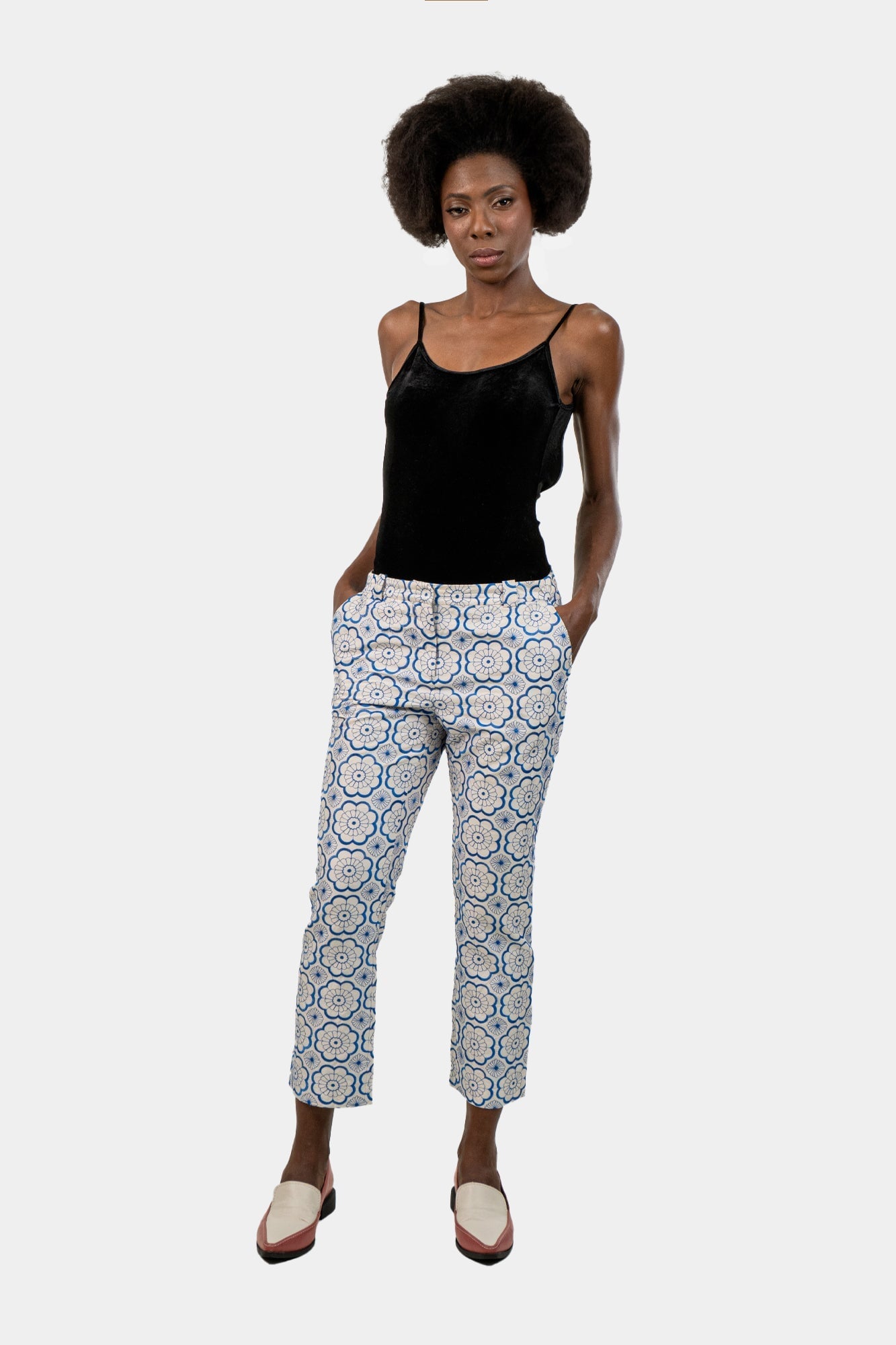 Calça Branca Detalhe Calça Diane Von Furstenberg