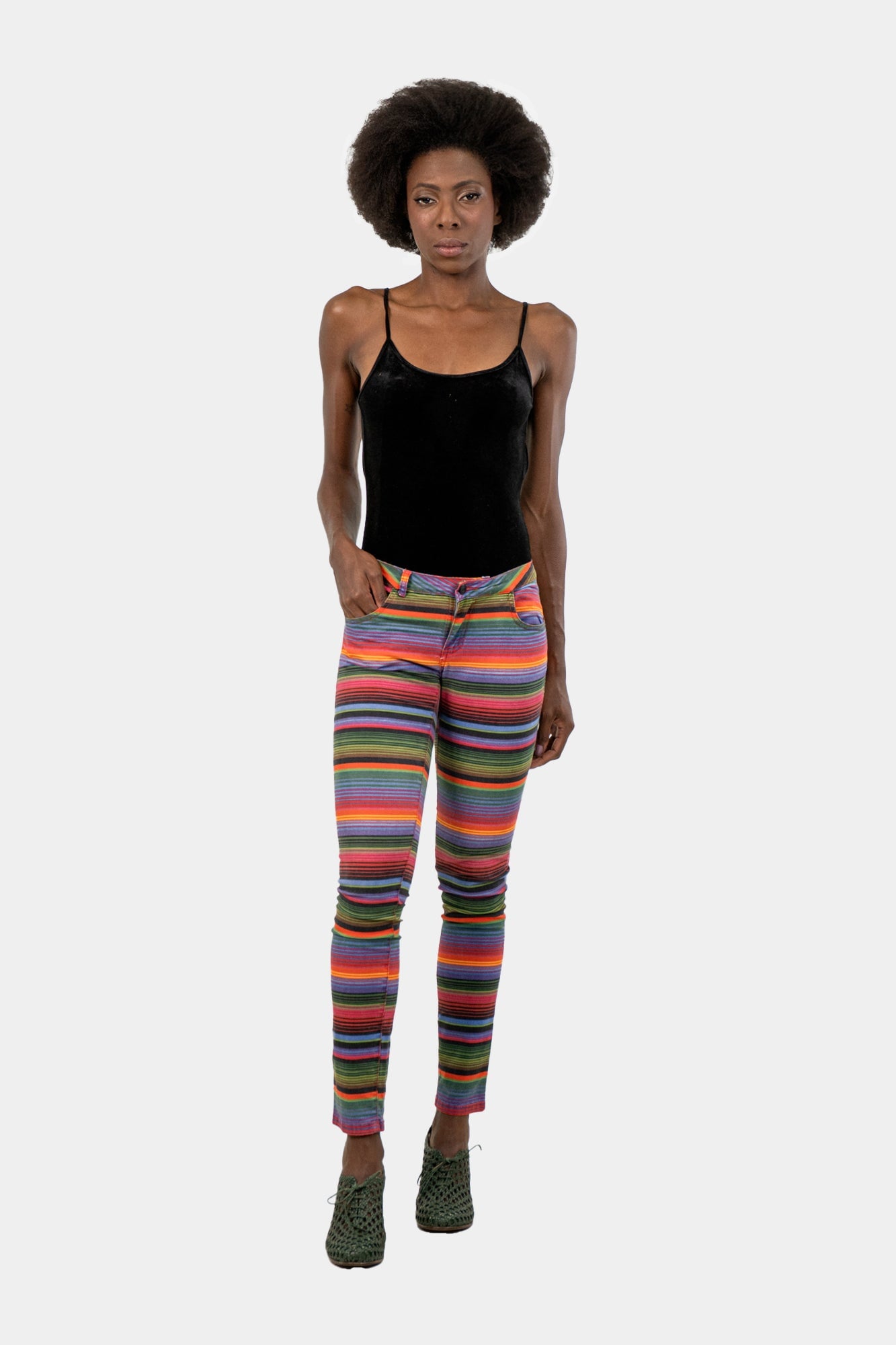 Calça Color Listrada Calça Osklen
