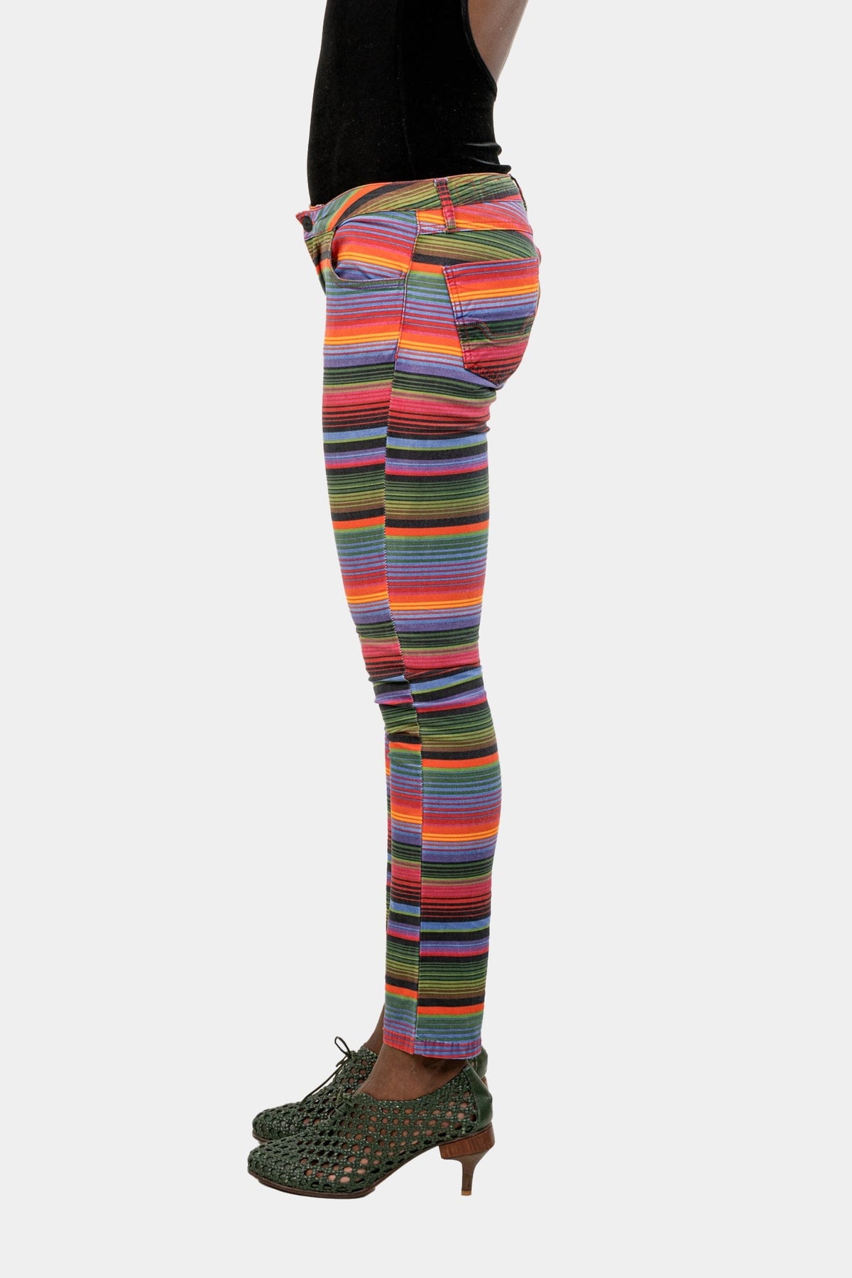 Calça Color Listrada Calça Osklen