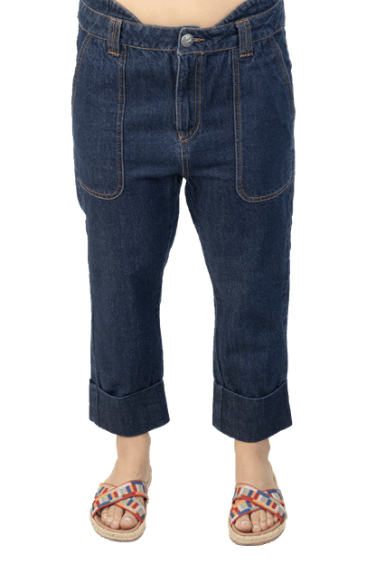 Calça Jeans Reta Andrea Bogosian