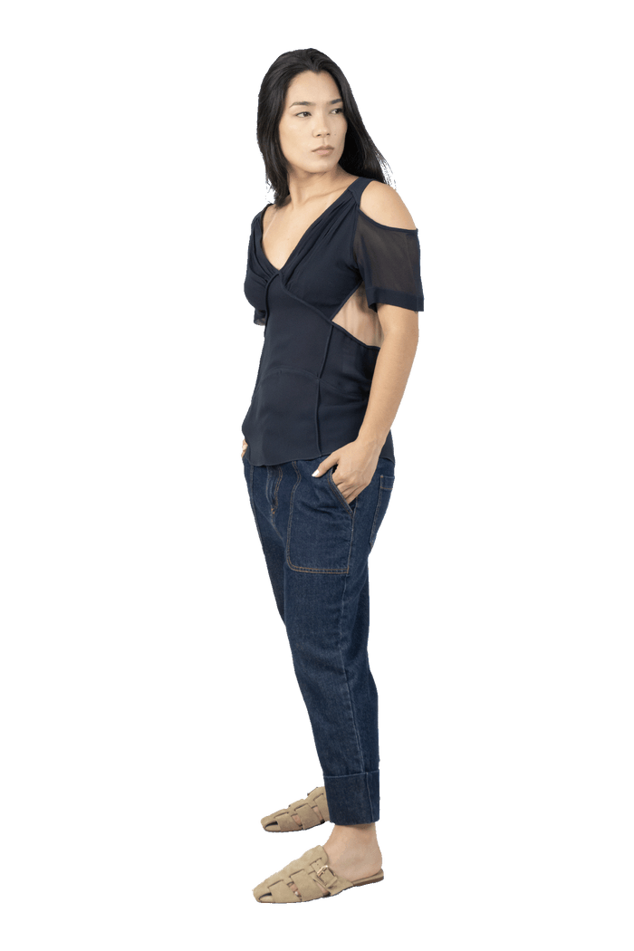 Calça Jeans Curta calca Garimpo Adda