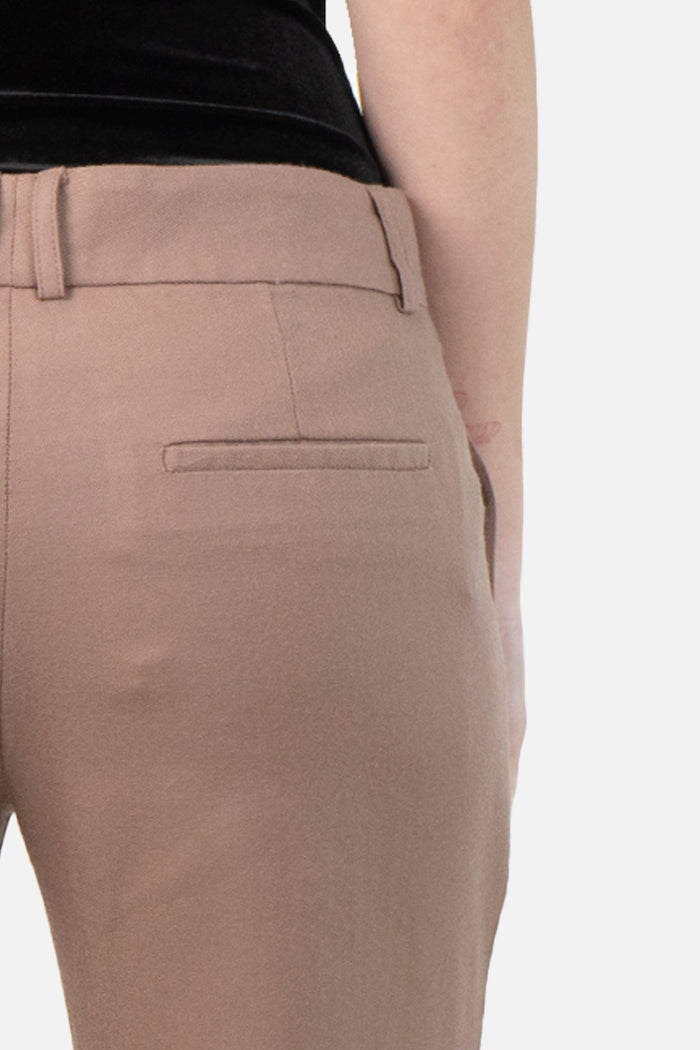 Calça Marrom Reta Calça NK collection