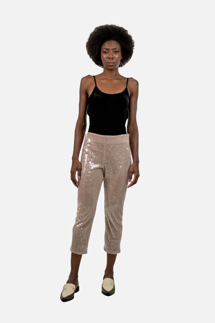 Calça Paetê Caperi Calça ZARA