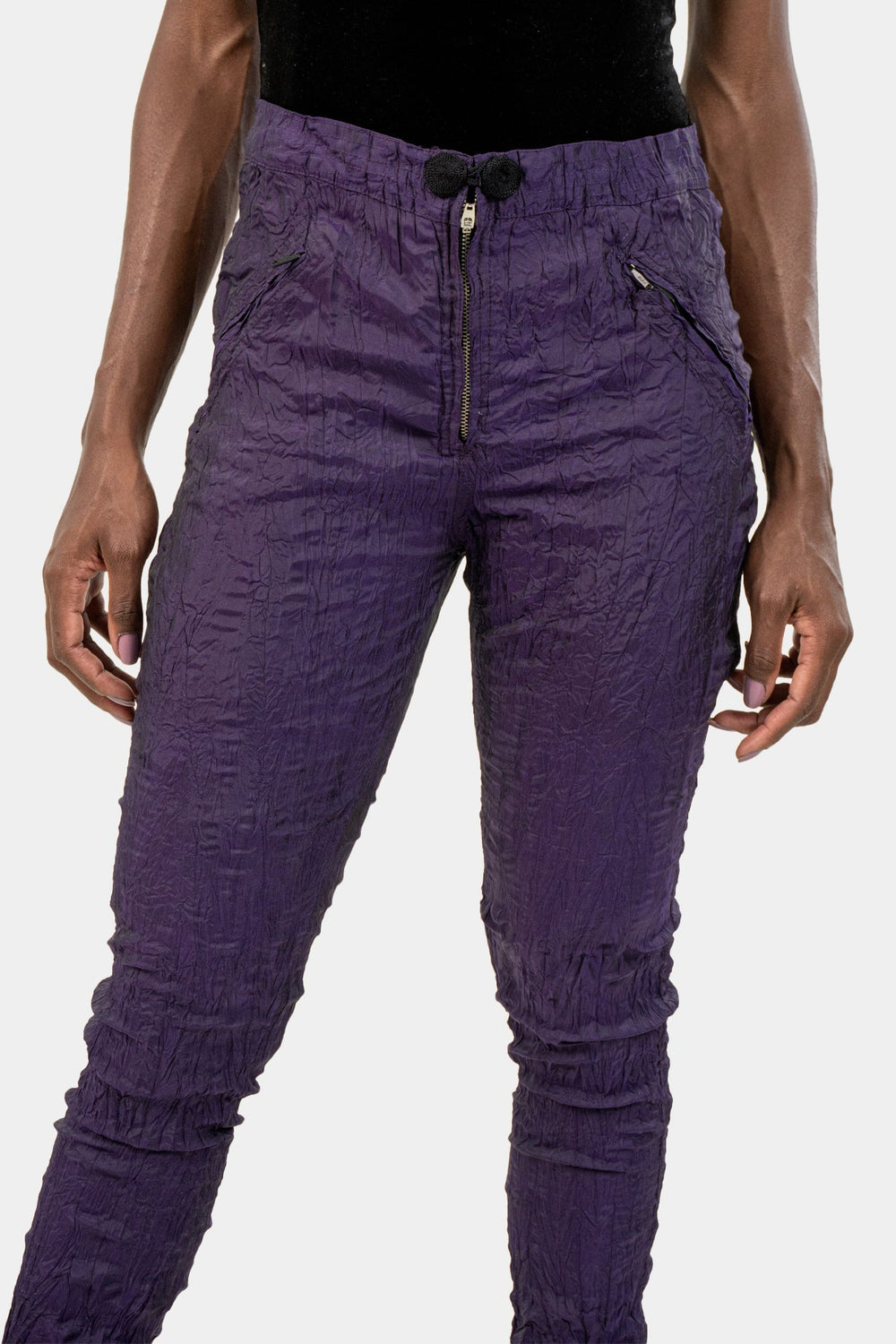 Calça Roxa Textura Calça Lino Ventura