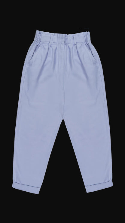 Calça azul detalhe Cris Barros