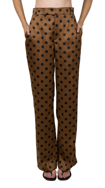Calça Bicolor Poá Zara