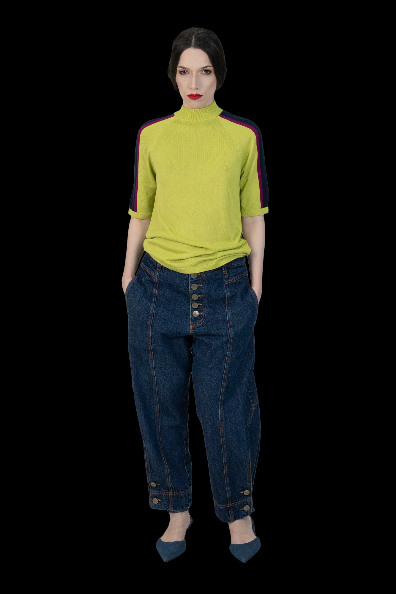 Blusa Verde Linha