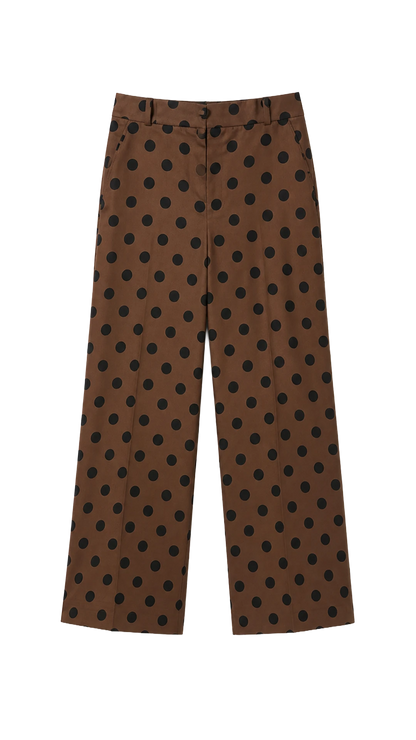 Calça Bicolor Poá Zara