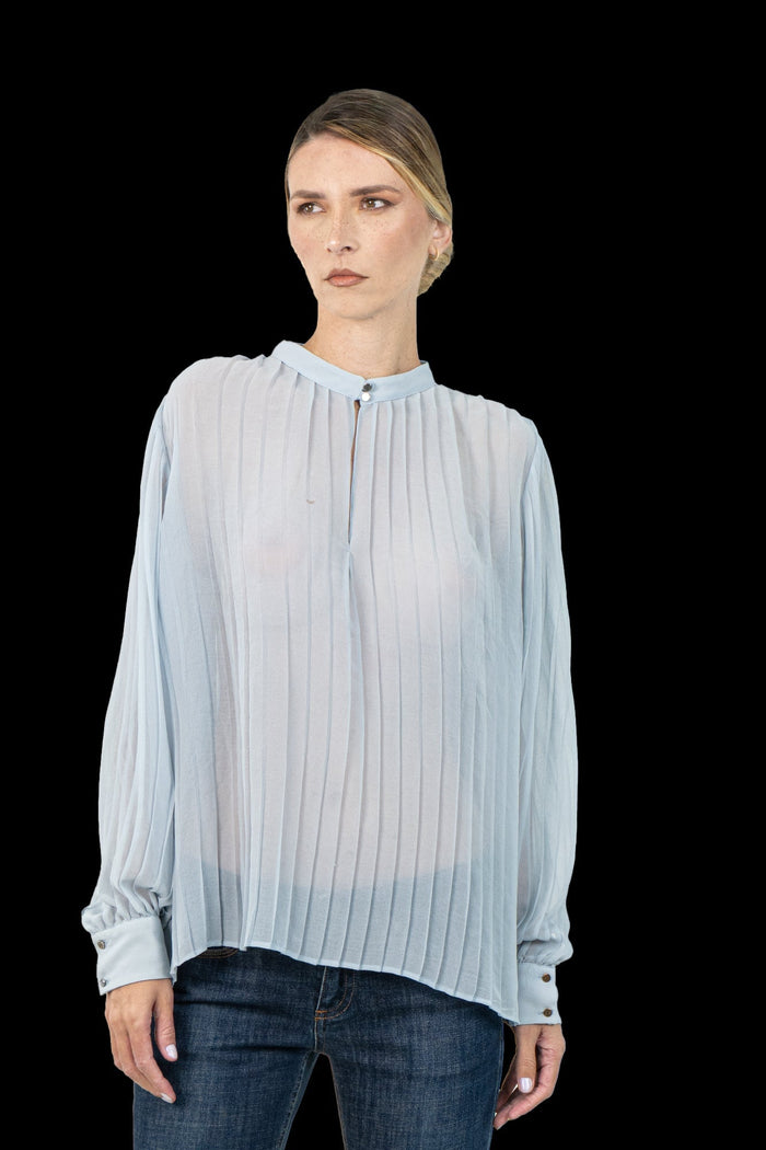 Camisa Azul Textura camisa Zara