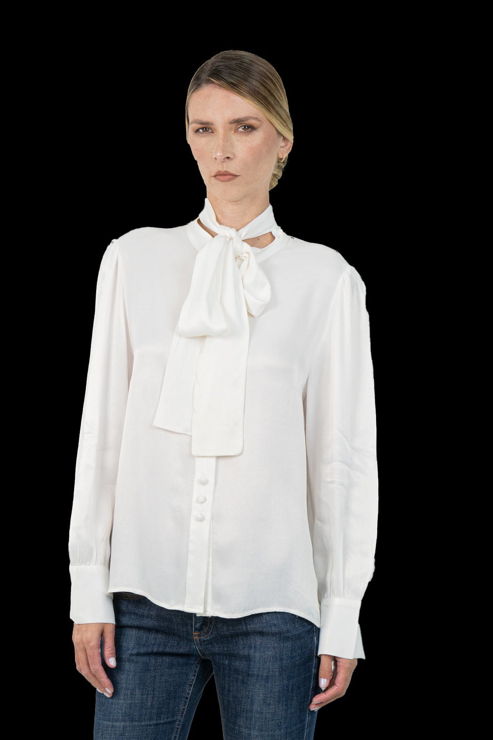 Camisa Branca Detalhe Camisa ZARA