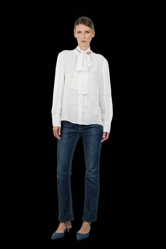 Camisa Branca Detalhe Camisa ZARA