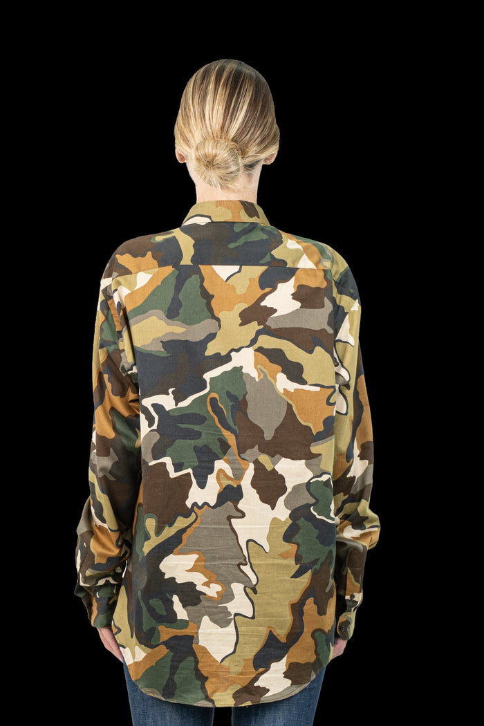 Camisa Color Camuflada Camisa ZARA