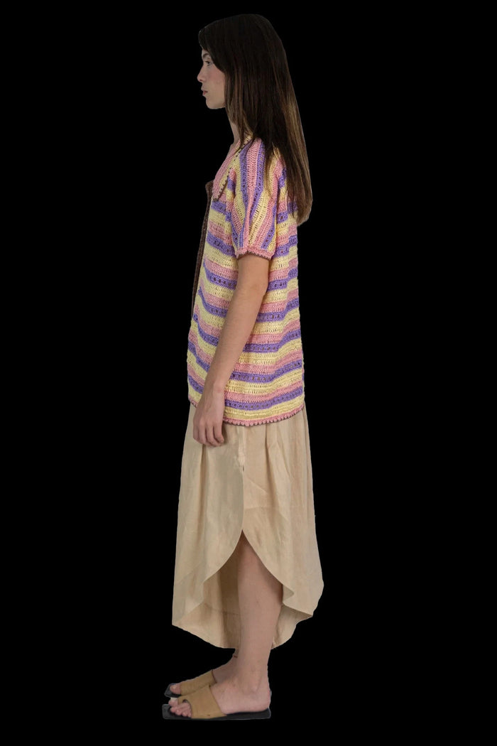 Camisa Color Crochê Camisa HANDMADE ONG VALADARES