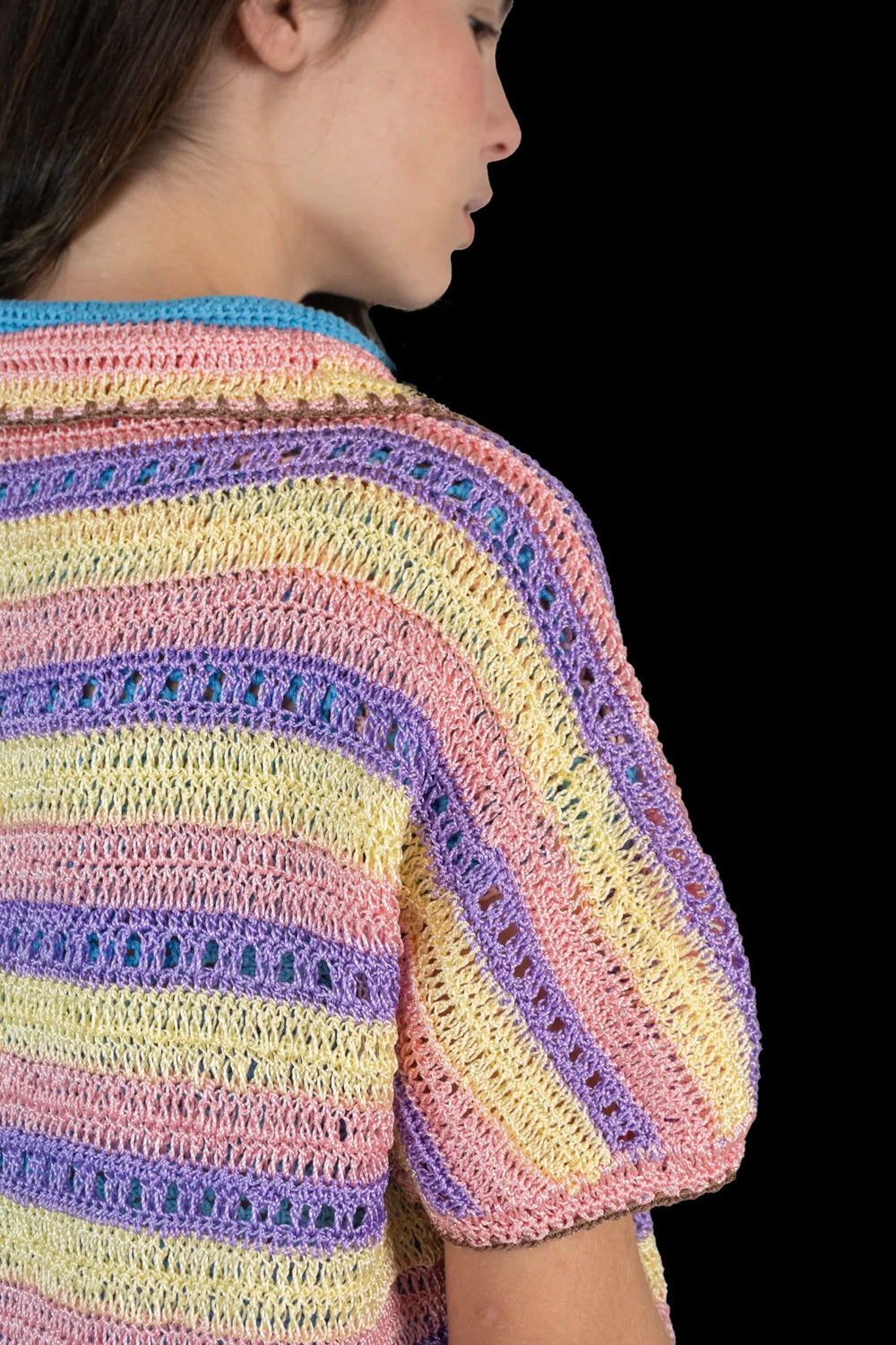 Camisa Color Crochê Camisa HANDMADE ONG VALADARES