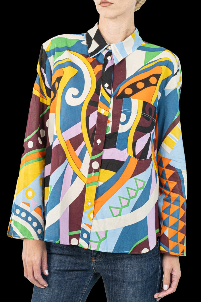 Camisa Color Estampa camisa ZARA