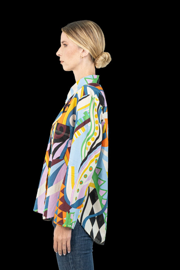 Camisa Color Estampa camisa ZARA