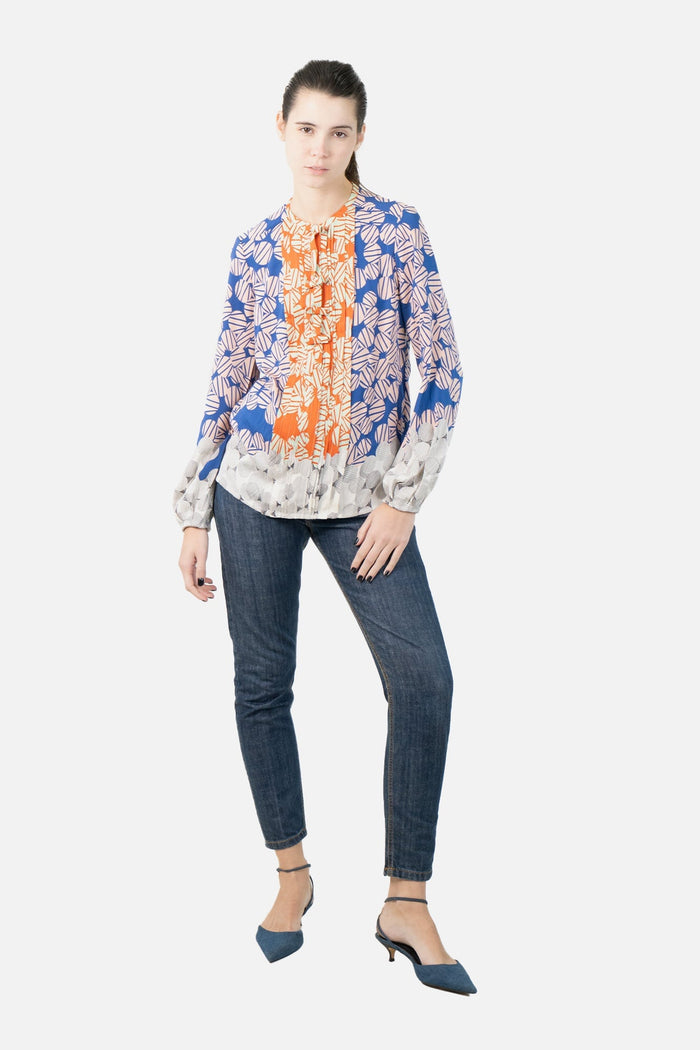 Camisa Color Seda camisa Diane Von Furstenberg