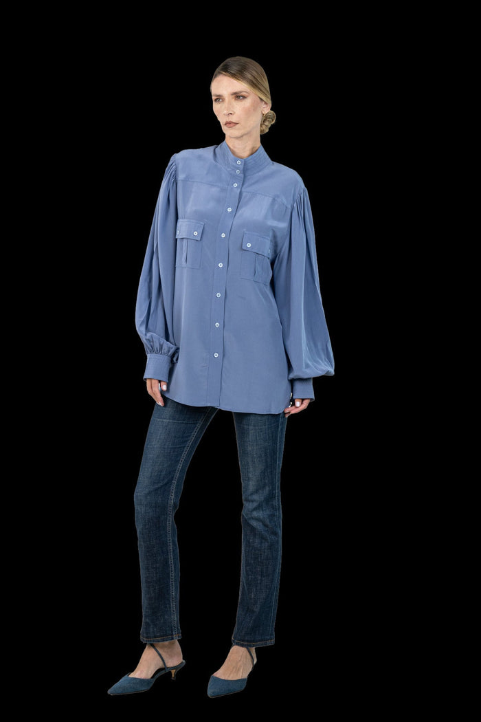 Camisa Color Seda Camisa Mixed