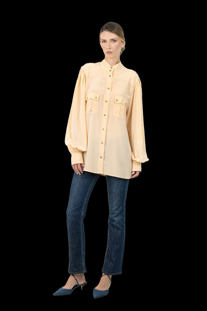 Camisa Color Seda Camisa Mixed