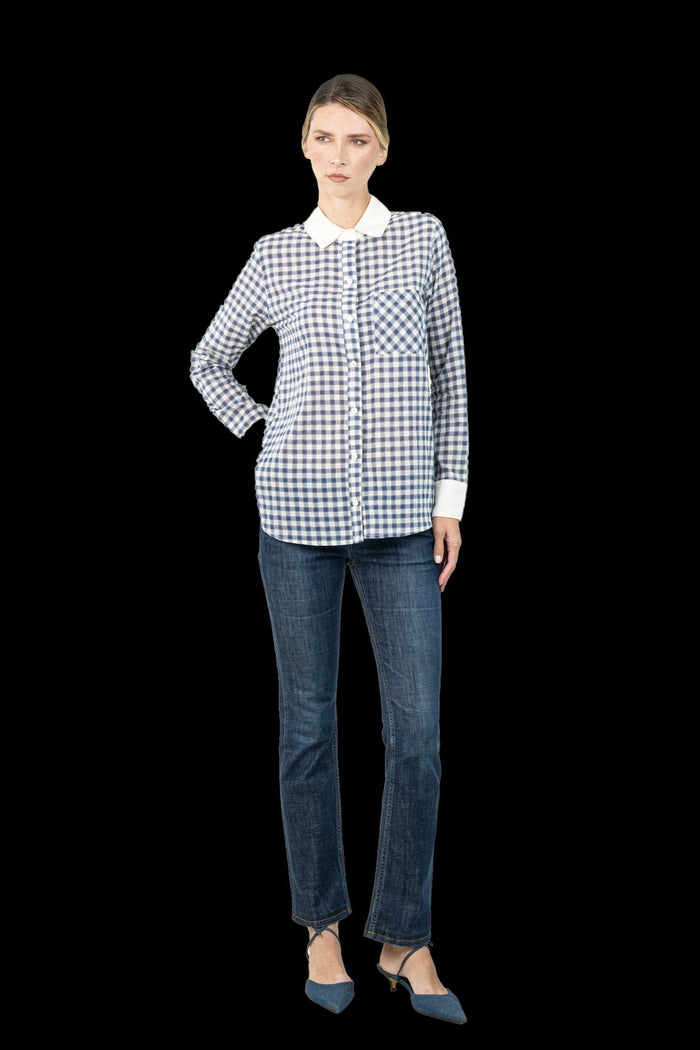 Camisa Color Xadrez Camisa CRIS BARROS