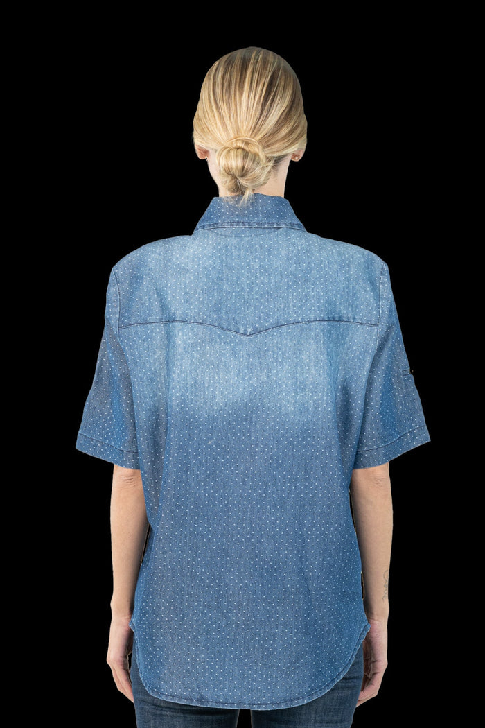 Camisa Jeans Detalhe Camisa MIXED