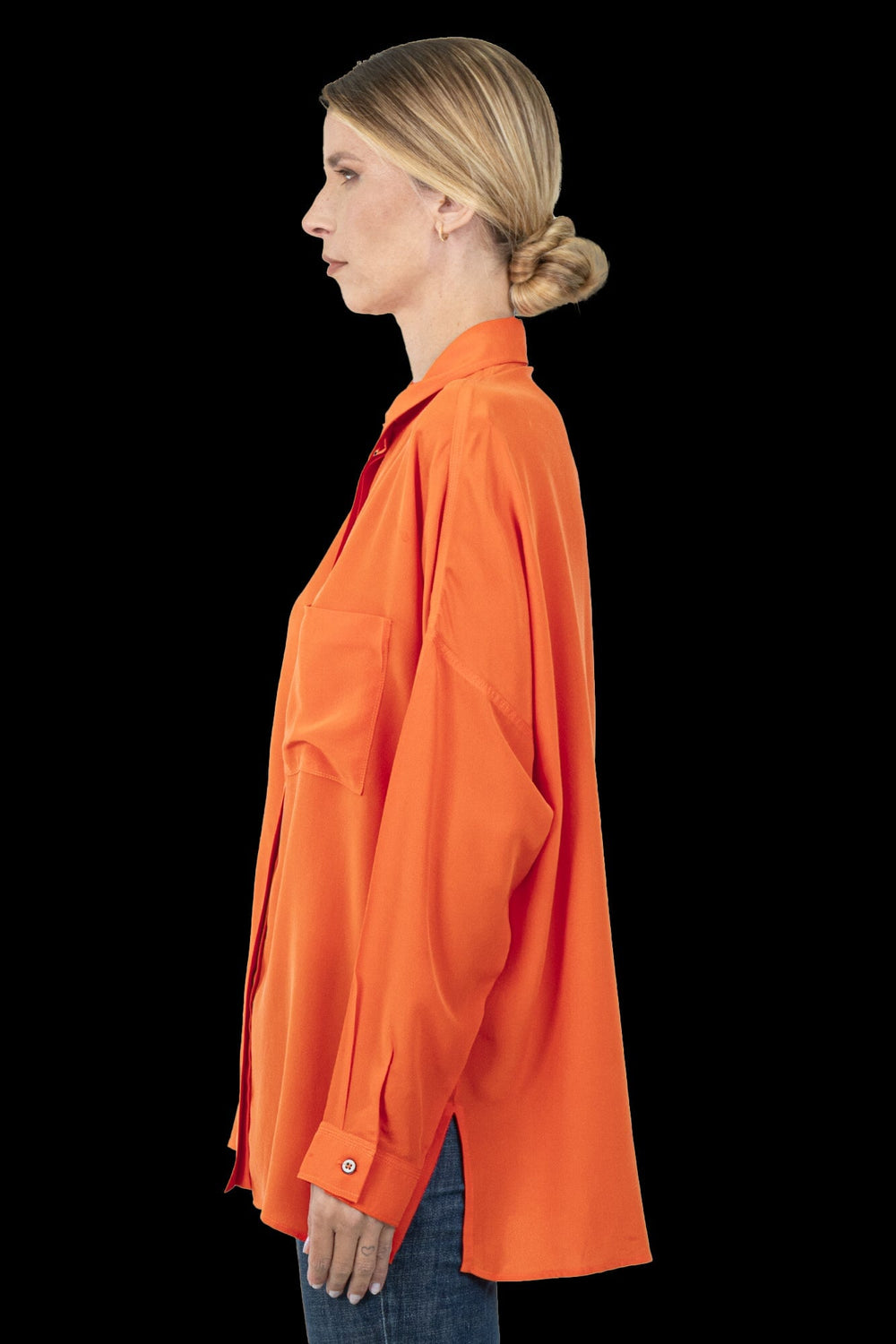 Camisa Laranja Seda Camisa LENNY NIEMEYER