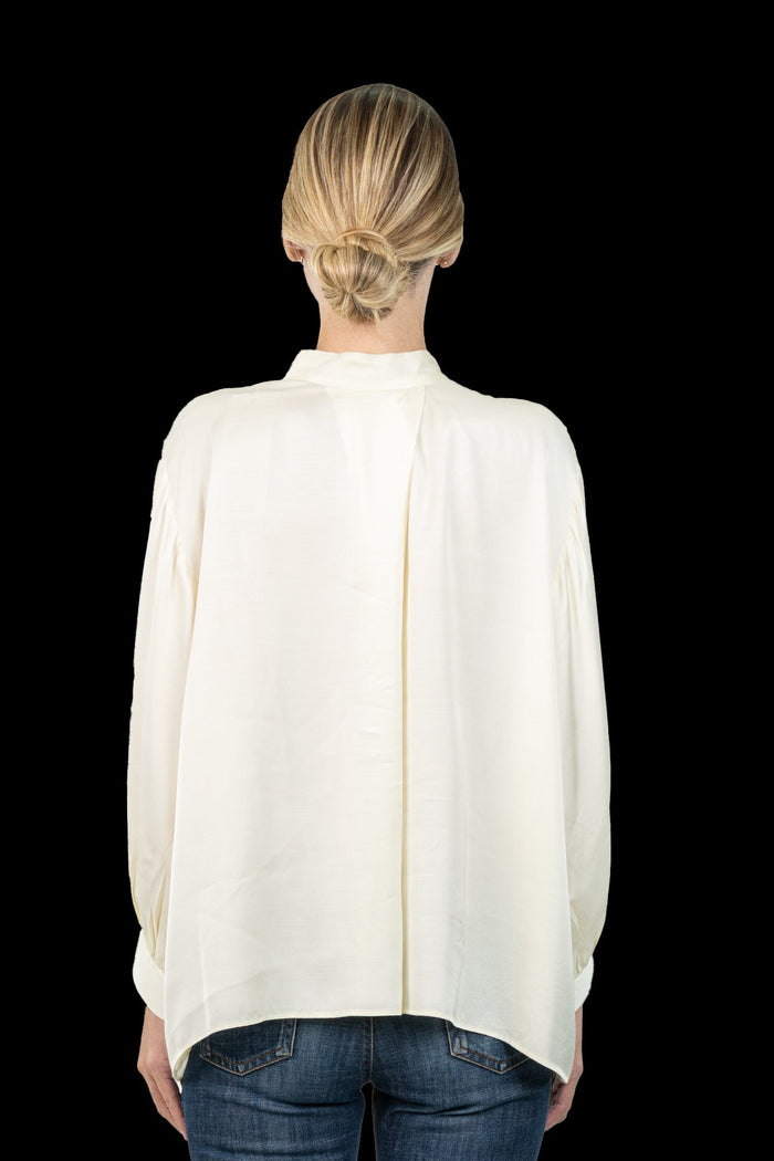 Camisa Perolada Longa Camisa Zara