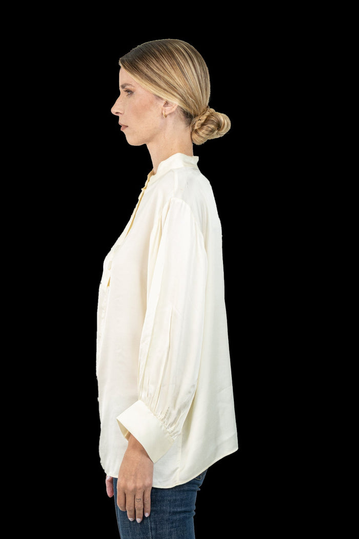 Camisa Perolada Longa Camisa Zara