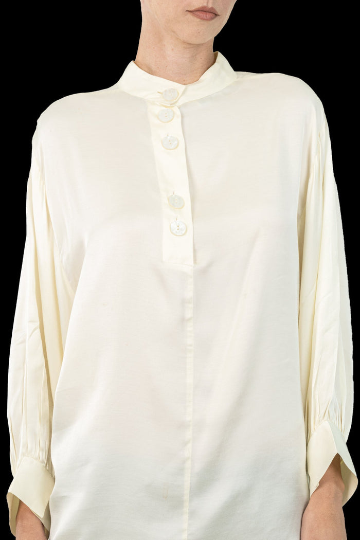 Camisa Perolada Longa Camisa Zara