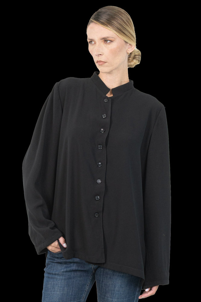 Camisa Preta Reta Camisa Garimpo Adda