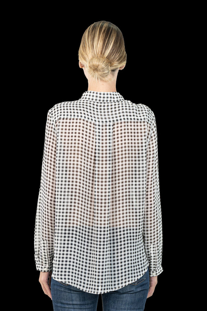 Camisa Xadrez Transparente Camisa Garimpo Adda