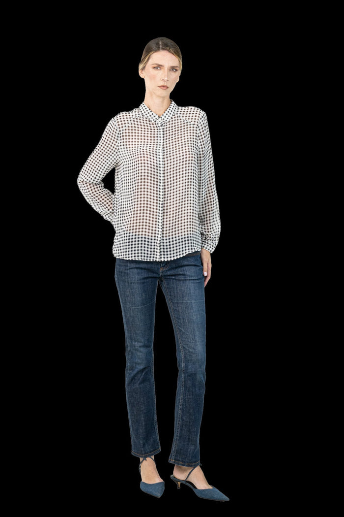 Camisa Xadrez Transparente Camisa Garimpo Adda