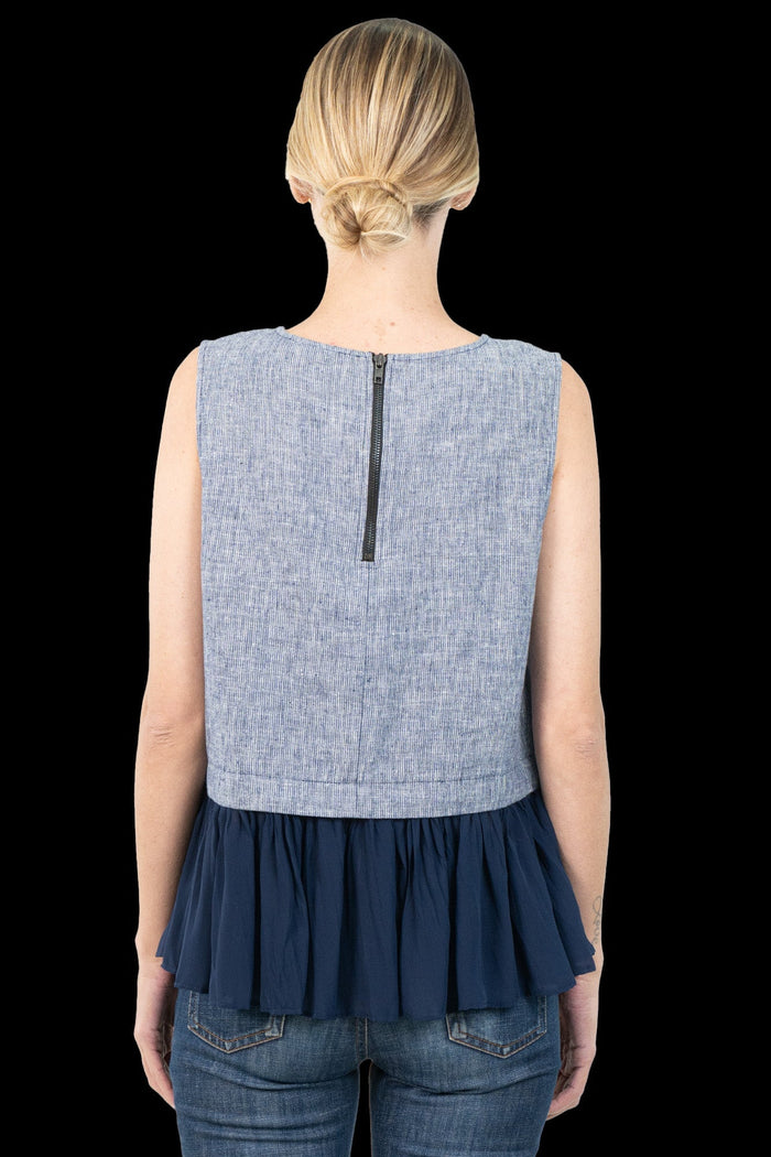 Camiseta Bicolor Detalhe camiseta BCBG