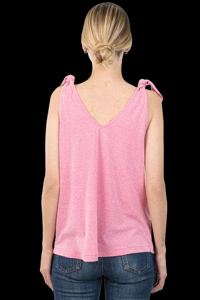 Camiseta Rosa Detalhe Camiseta MIXED