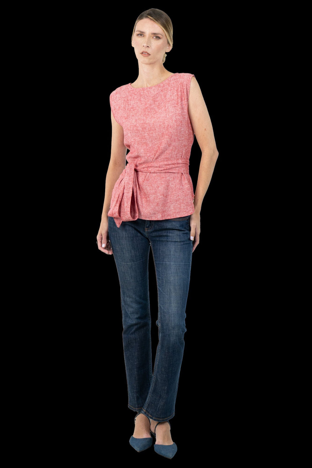 Camiseta Rosa Detalhe camiseta Pade D