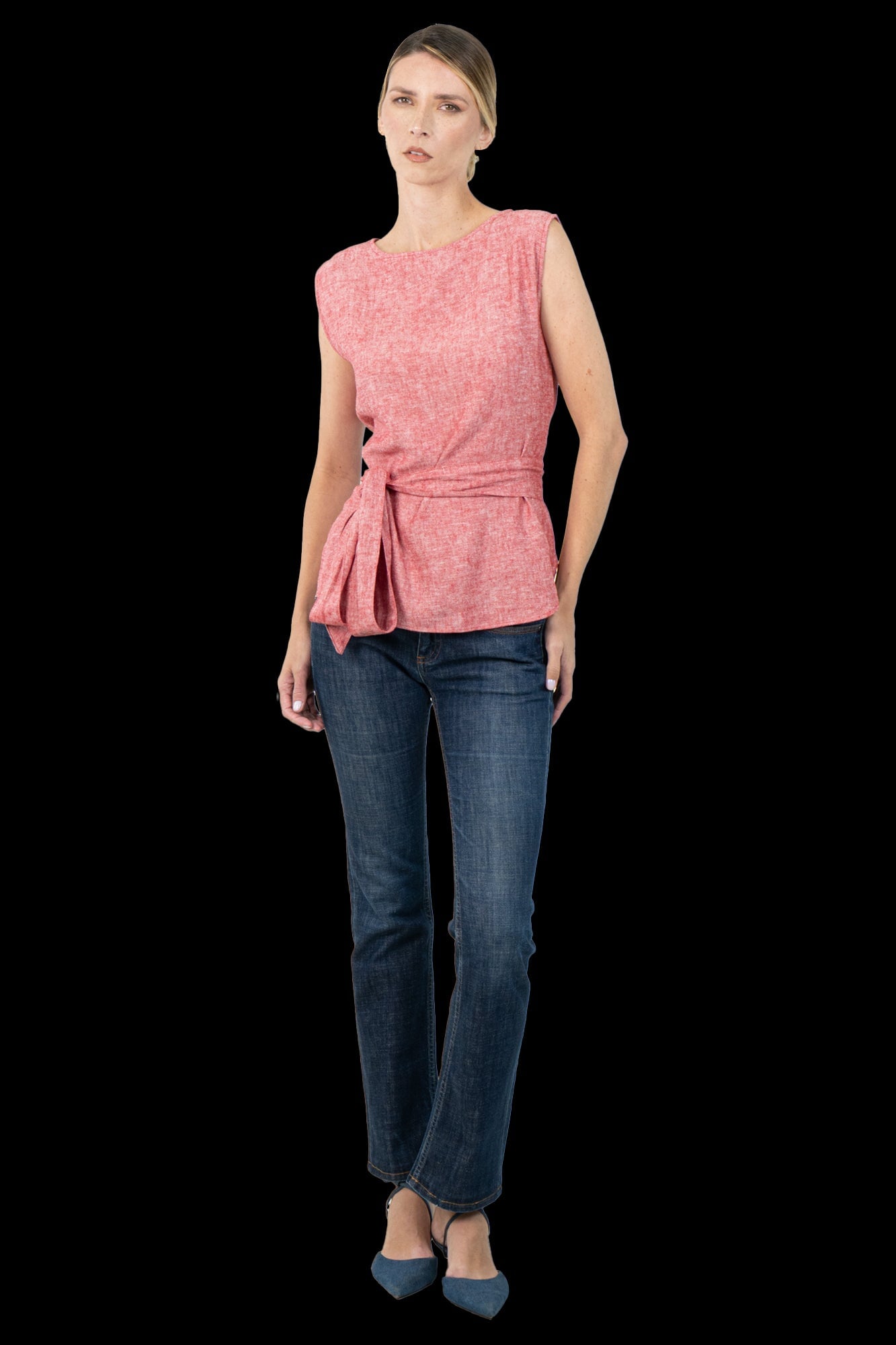 Camiseta Rosa Detalhe camiseta Pade D