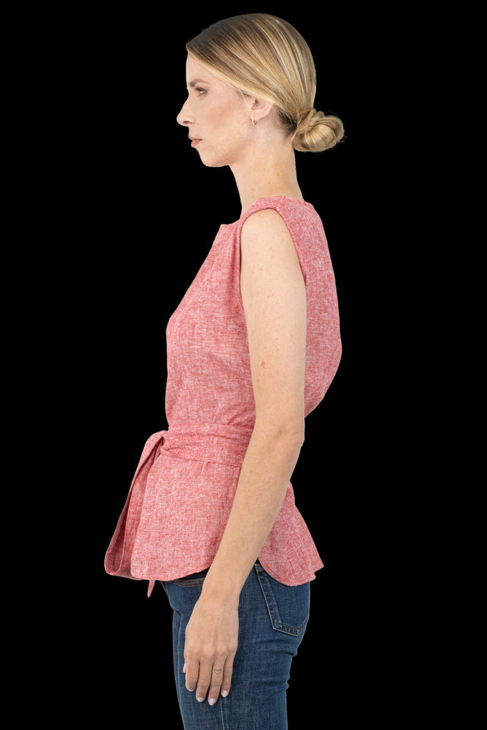Camiseta Rosa Detalhe camiseta Pade D