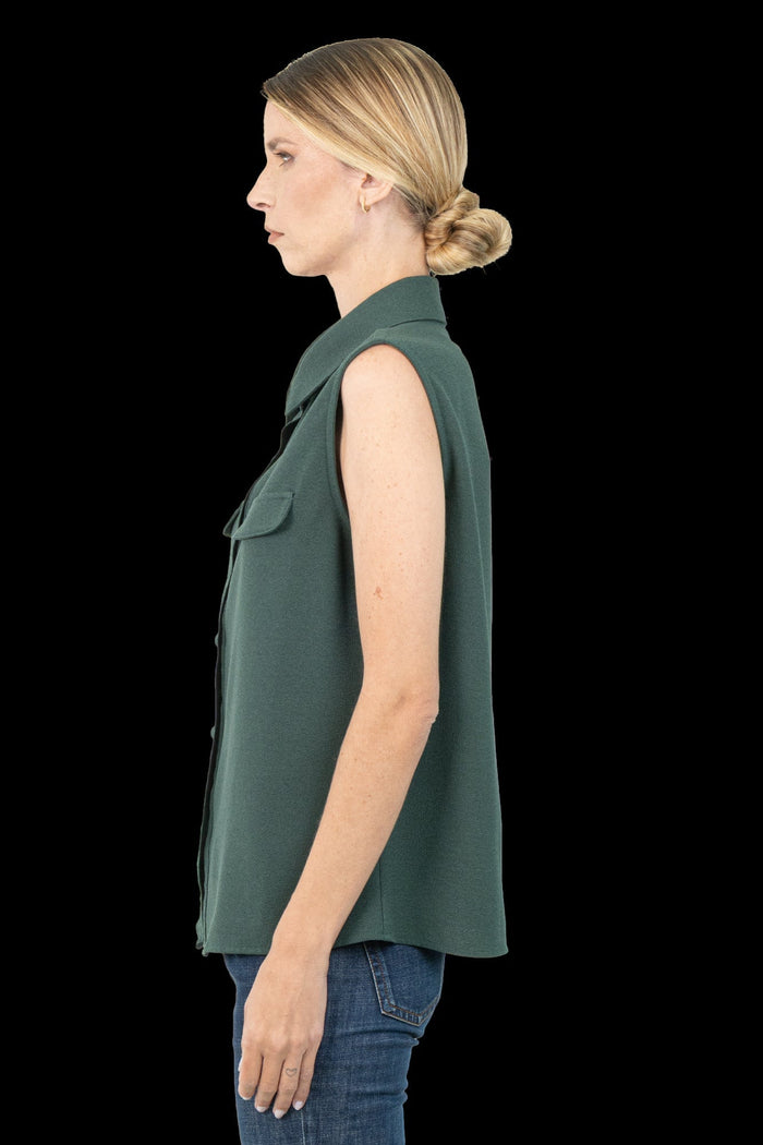 Camiseta Verde Gola Camiseta cruise