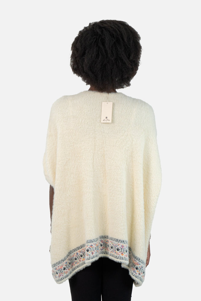 Cardigan Branco Bordado Cardigan le fix
