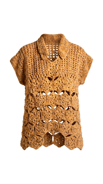 BLUSA COLOR CROCHÊ ONG VALADARES