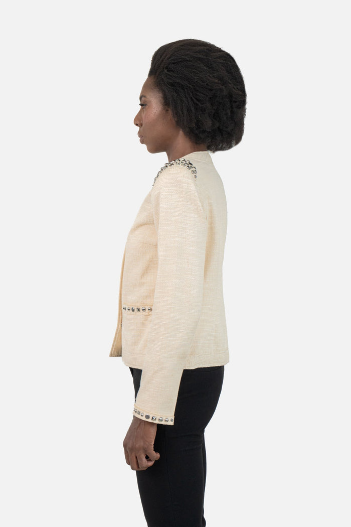 Casaqueto Creme Textura Adda Second Hand