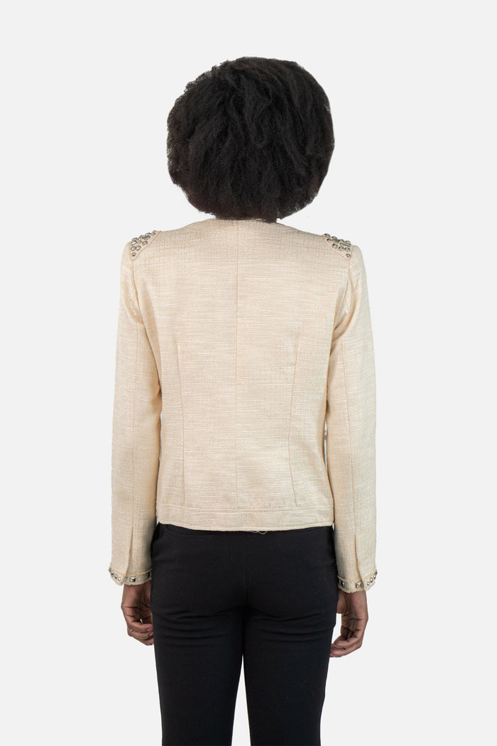 Casaqueto Creme Textura Adda Second Hand