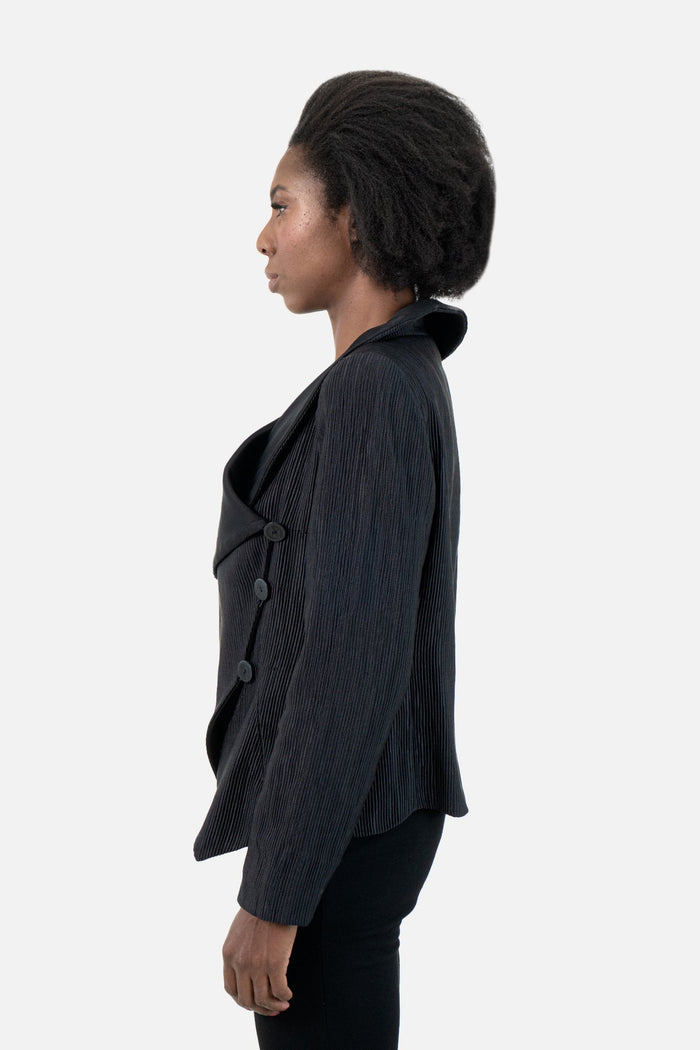 Casaqueto Preto Textura Emporio Armani