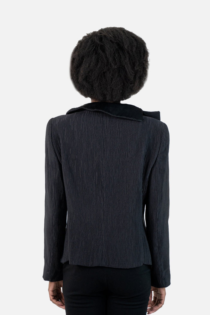 Casaqueto Preto Textura Emporio Armani